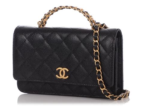 chanel wallet in quilted grained calfskin|Wallet on chain .